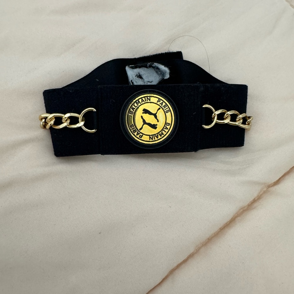 Balmain Black and Gold Women's Bracelet